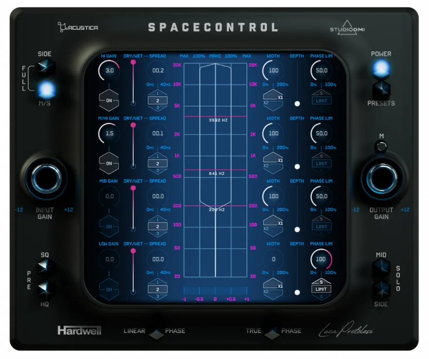 Acustica Audio Space Control 2023 单声道立体声效果器