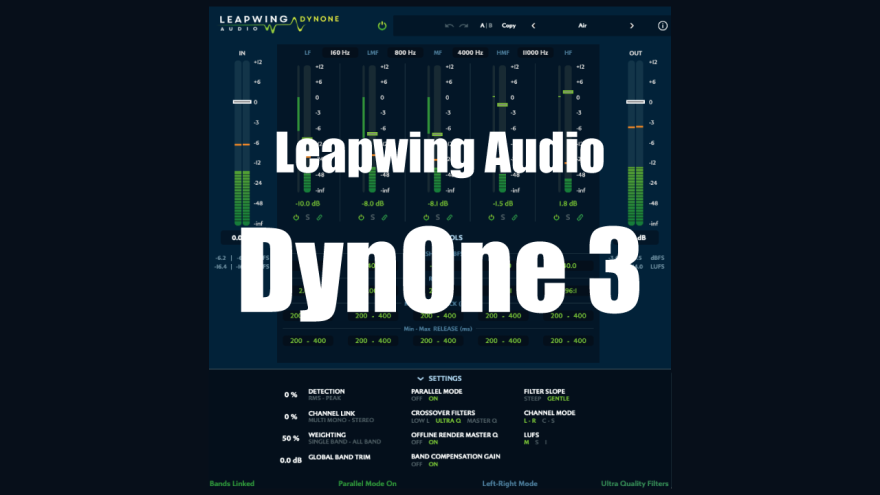 Leapwing Audio DynOne3 v3.12.5 行多频段动态插件