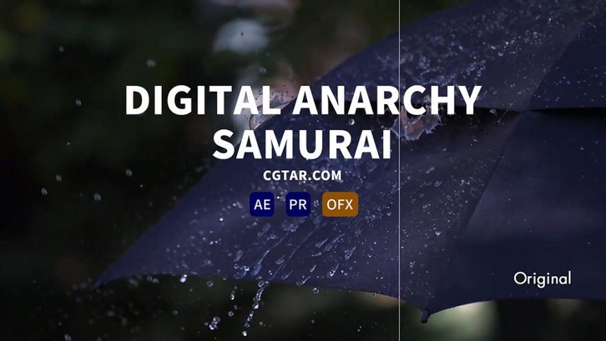 Digital Anarchy Samurai OFX v1.2.6 视频锐化插件