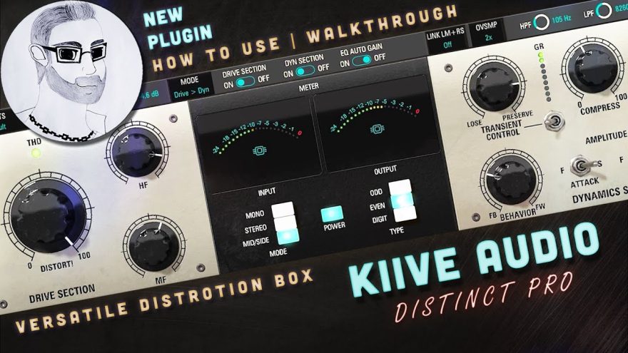 Kiive Audio Distinct Pro v1.0.1 谐波失真和饱和控制插件