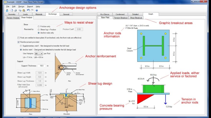 ASDIP Steel v6.0.1.2 钢材结构设计软件