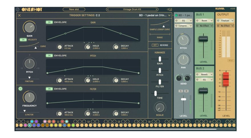 Klevgrand OneShot v1.0.2 8000个鼓采样器样本