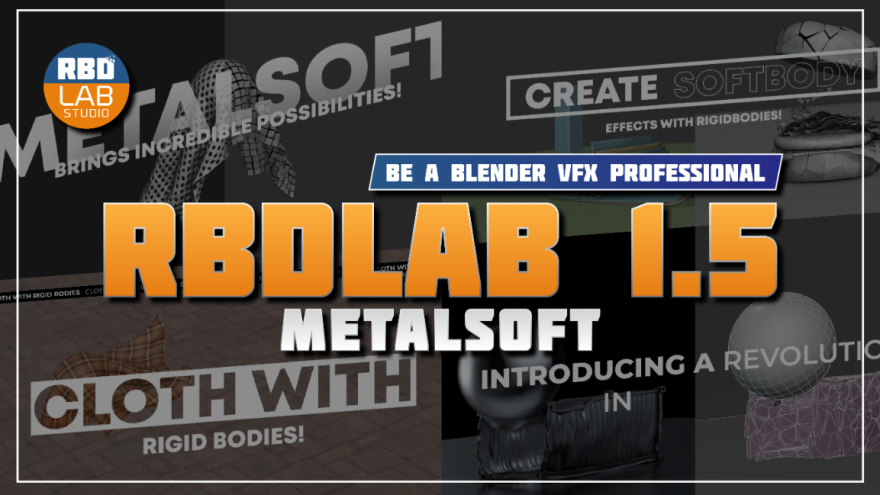 blender RBDLab v1.5.4 破碎插件