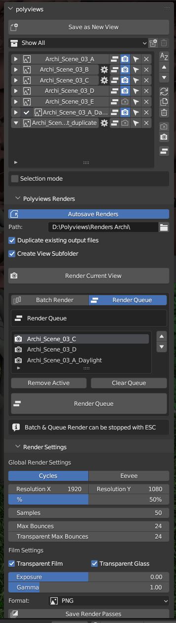 Blender Polyviews v2.0 多视角渲染插件-8