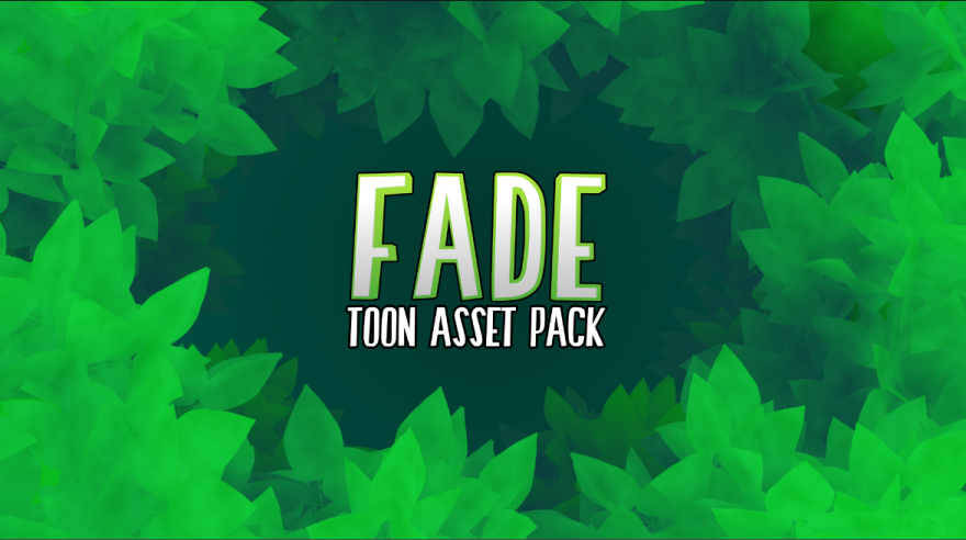 Blender Fade Toon Asset Pack 1.4 卡通材质自然资产库插件