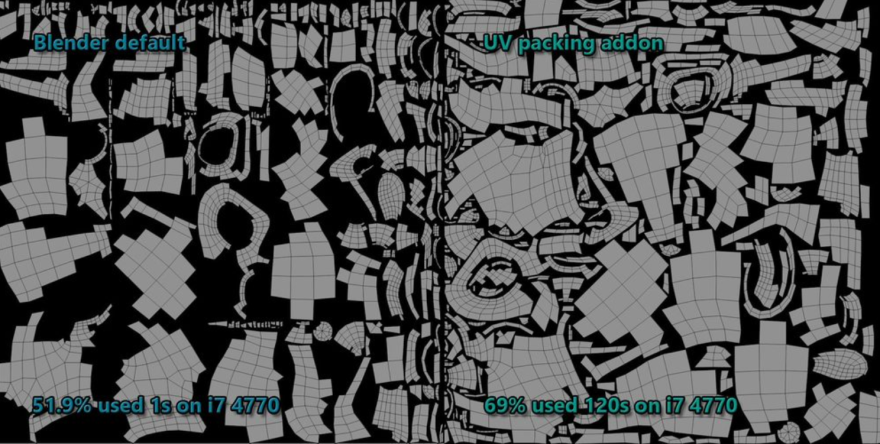 Blender Shotpacker v2.0.18 展UV贴图打包插件