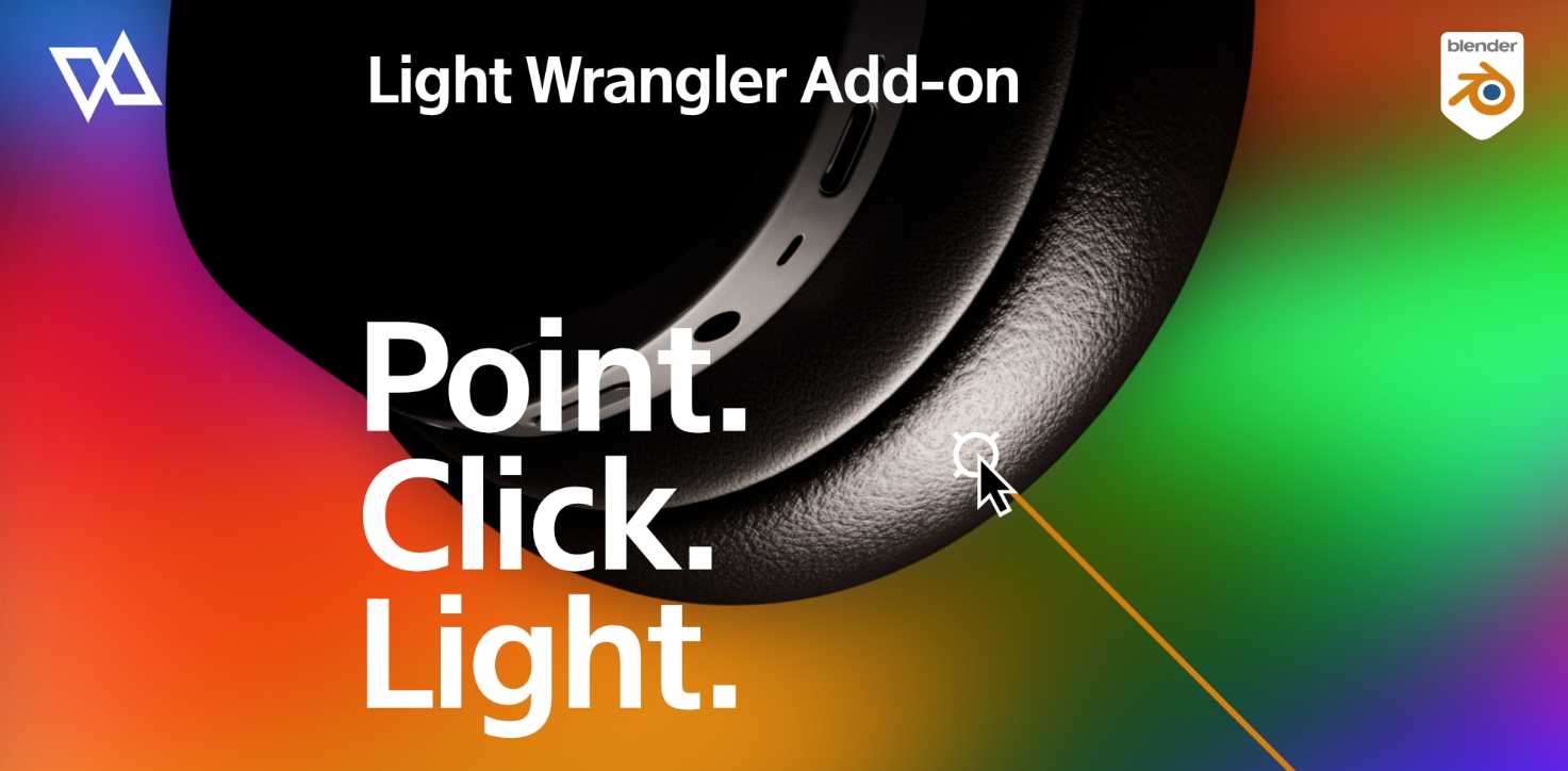 Blender Light Wrangler v1.9.9.1 目标照明灯光插件