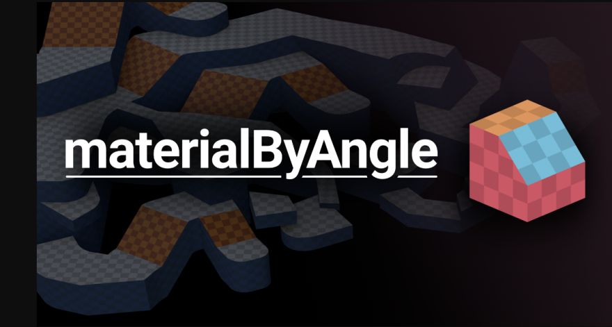 Blender materialByAngle v1.0.0 模型表面自动赋予材质插件