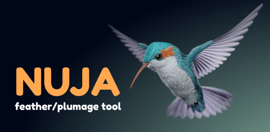 Blender Nuja – Feather And Plumage Tools v1.5 羽毛模拟生成插件