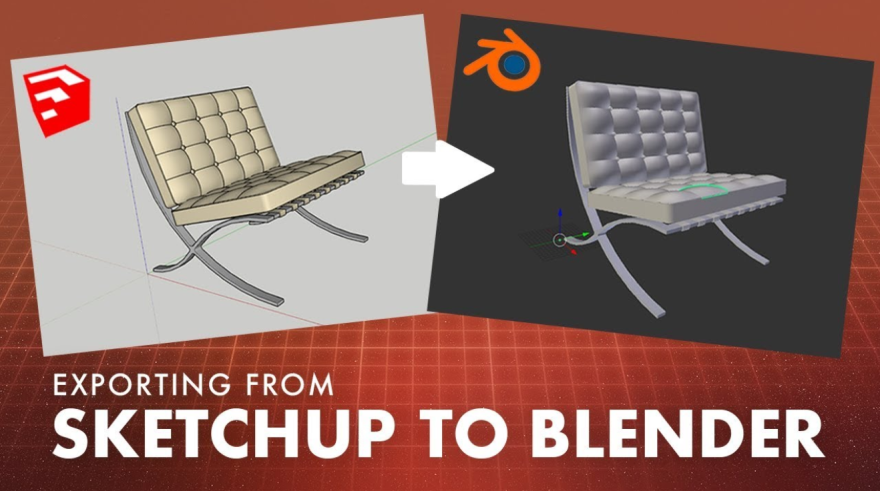 Blender Sketchup Importer 0.23.0 Sketchup导入器插件