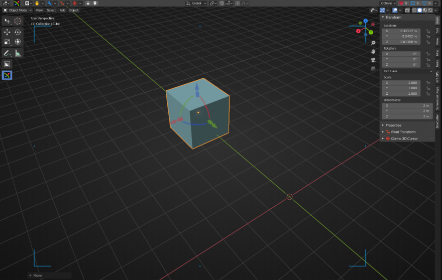 Blender Gizmo PRO v4.0.1 中心轴点控制插件