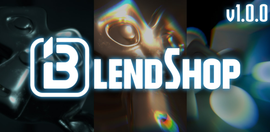 Blender BlendShop v1.0.0 基于图层后期合成插件